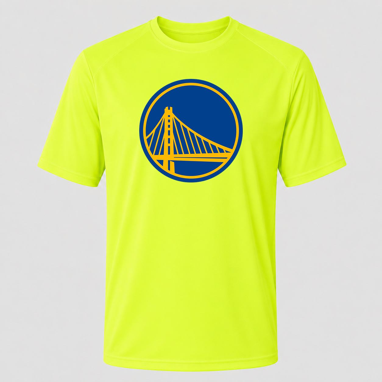Men's Golden State Warriors Performance T-Shirt - Safety Green