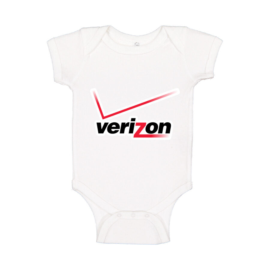 Verizon Wireless Baby Romper Onesie - White