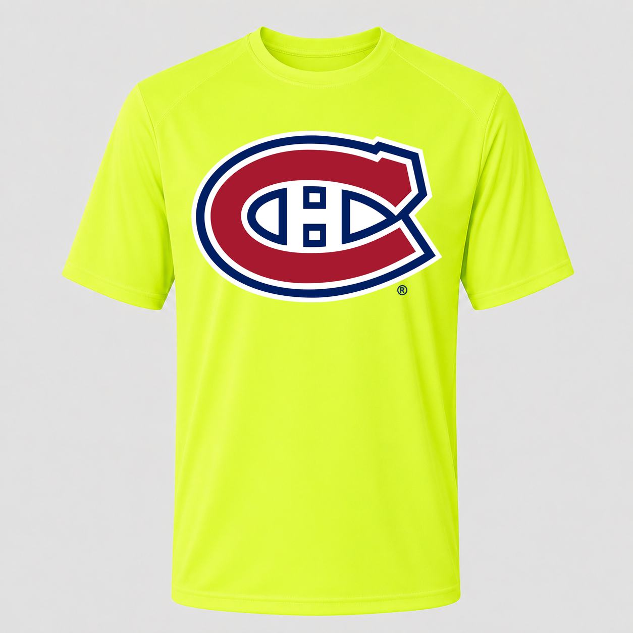 Men's Montreal Canadiens Performance T-Shirt - Safety Green