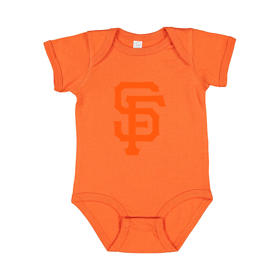 San Francisco Giants Baby Romper Onesie - Orange