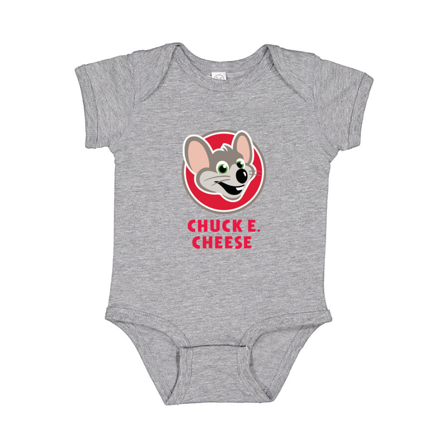 Chuck E. Cheese Baby Romper Onesie - Gray