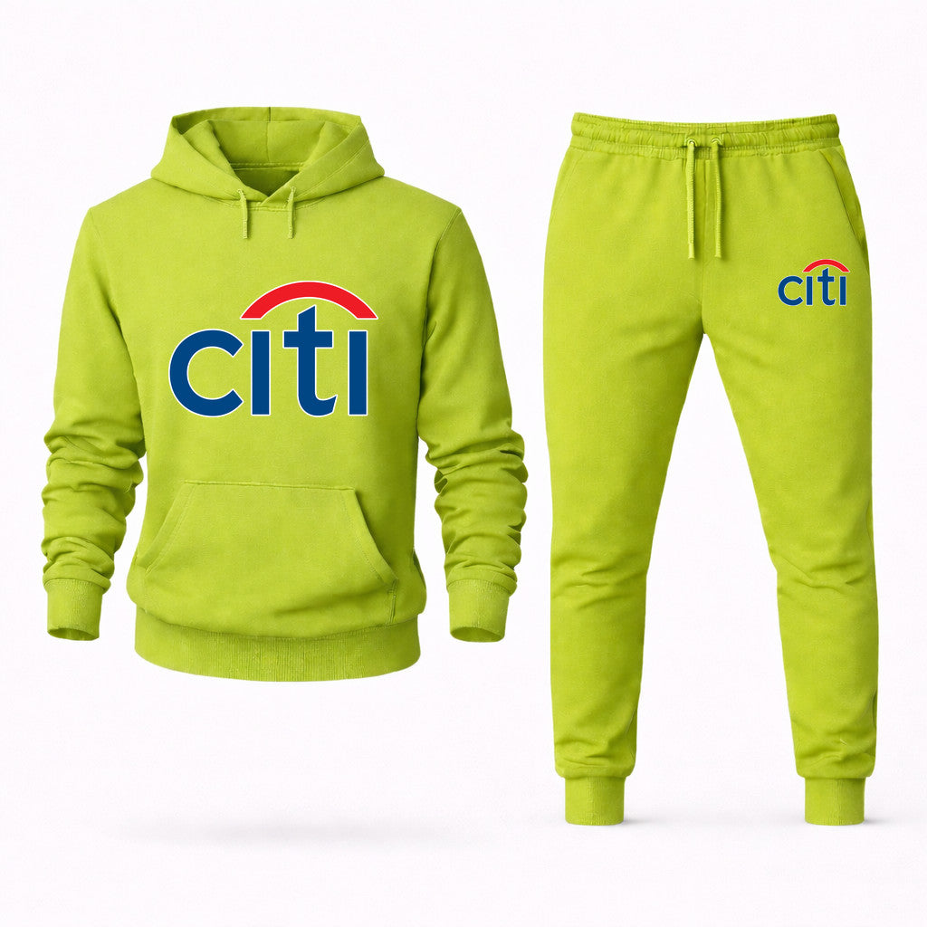 Citi Hoodie and Joggers Set - Lime Green