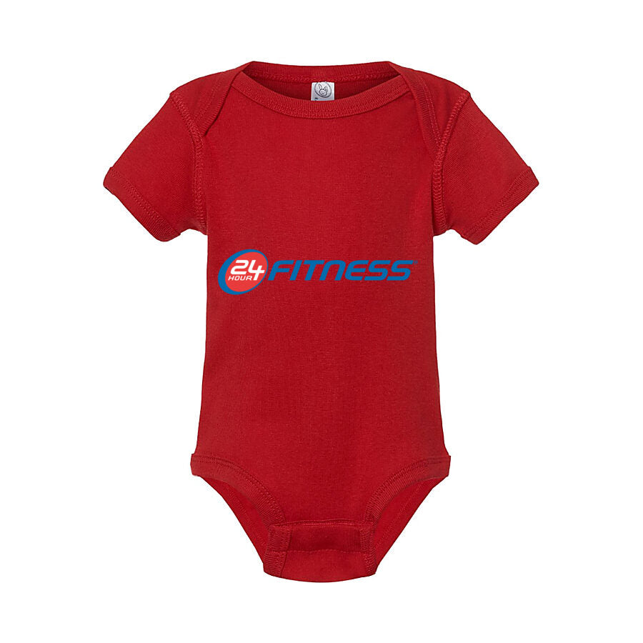 24 Hour Fitness Baby Romper Onesie - Red