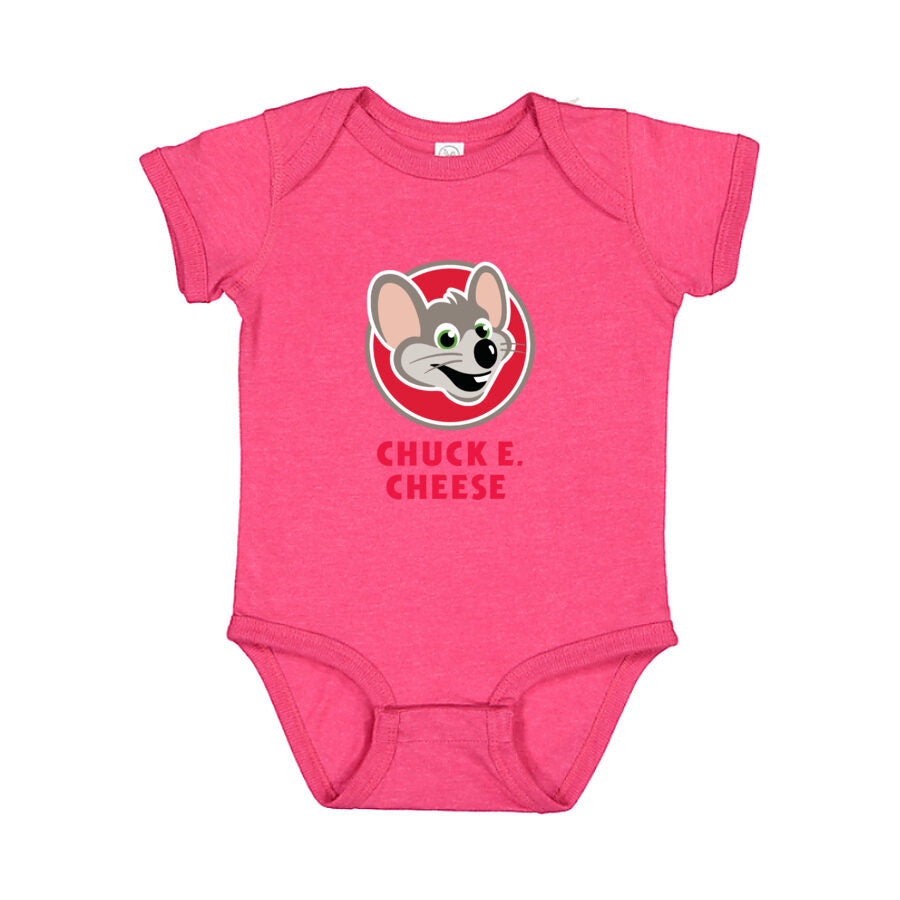 Chuck E. Cheese Baby Romper Onesie - Pink