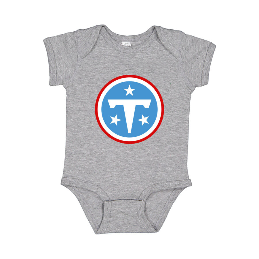 Tennessee Titans Baby Romper Onesie - Gray