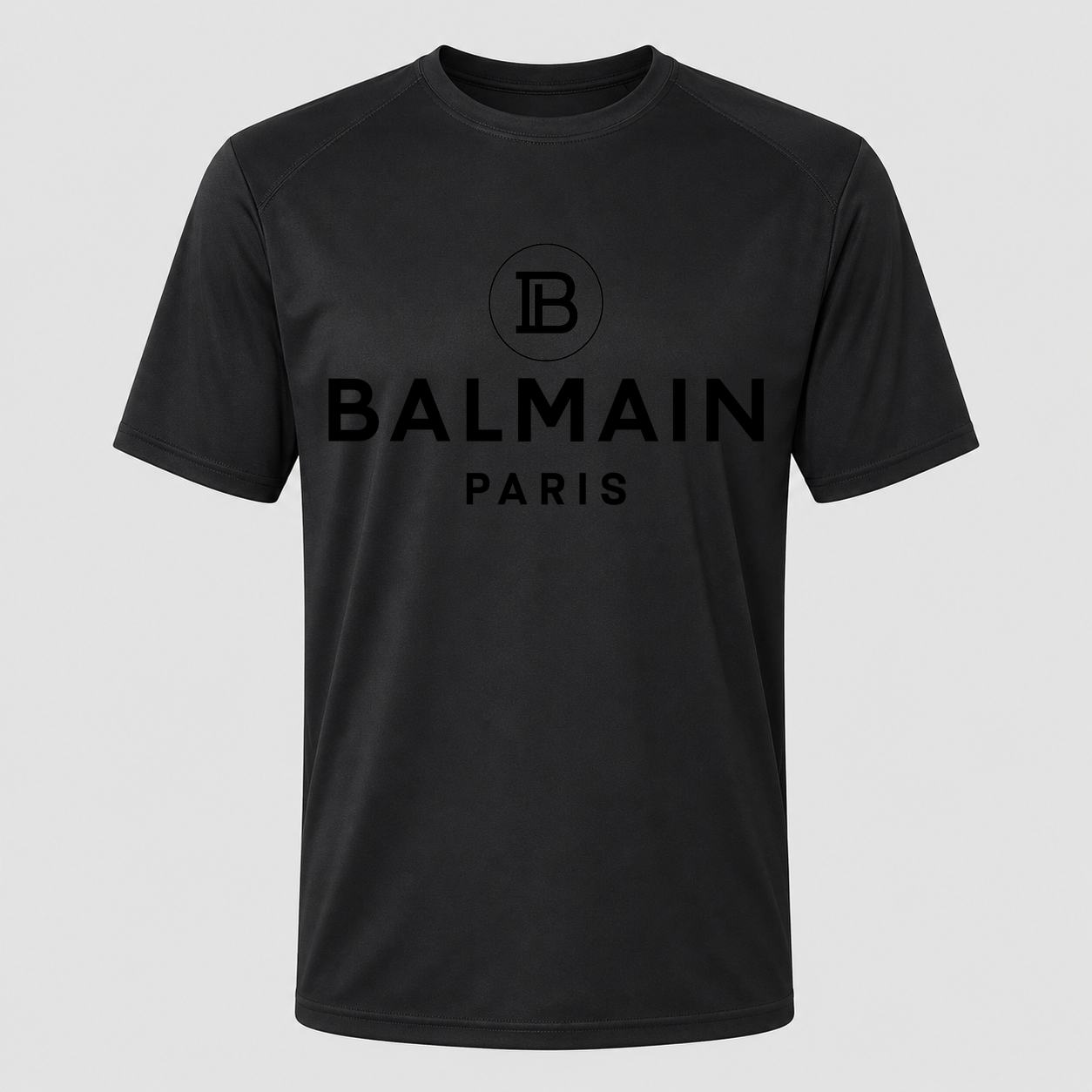 Men's Balmain Paris Performance T-Shirt - Black