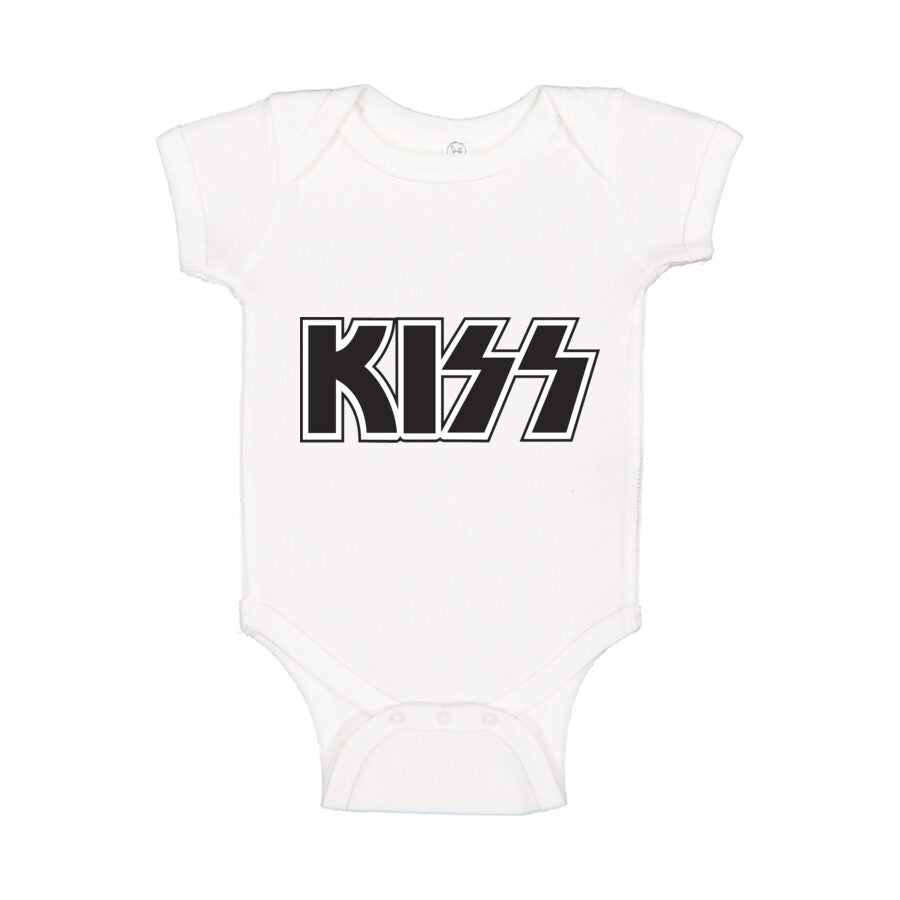 KISS Baby Romper Onesie - White