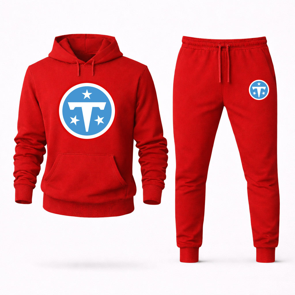 Tennessee Titans Hoodie and Joggers Set - Red