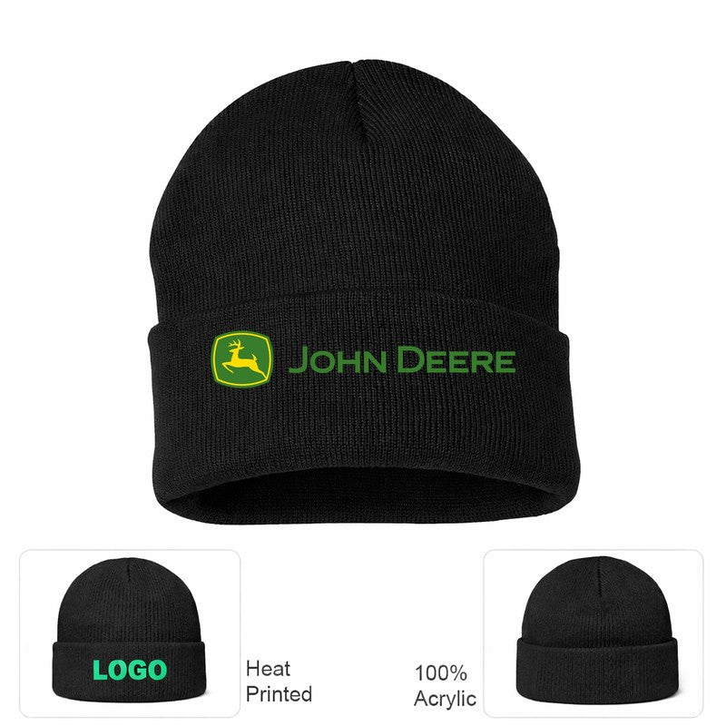 John Deere Yellow Beanie Hat