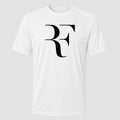 Men's Roger Federer Black Performance T-Shirt - White
