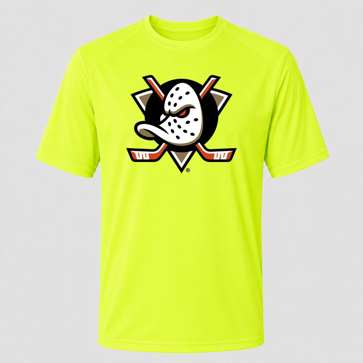 Men's Anaheim Ducks Performance T-Shirt - Safety Green