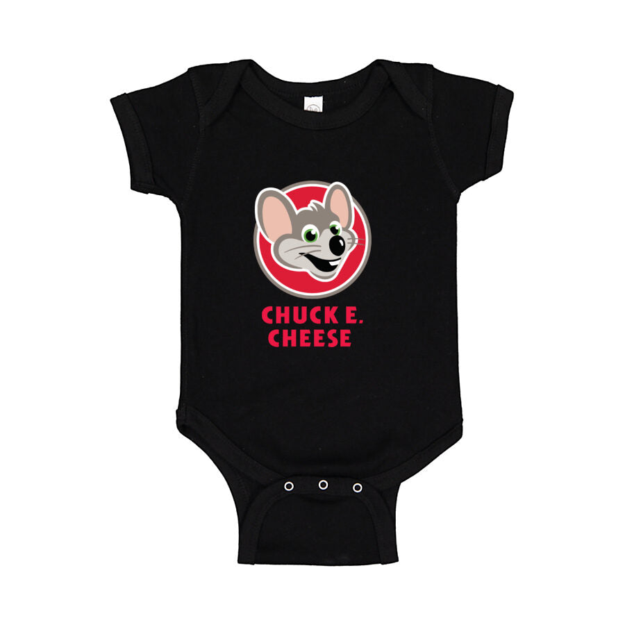 Chuck E. Cheese Baby Romper Onesie - Black