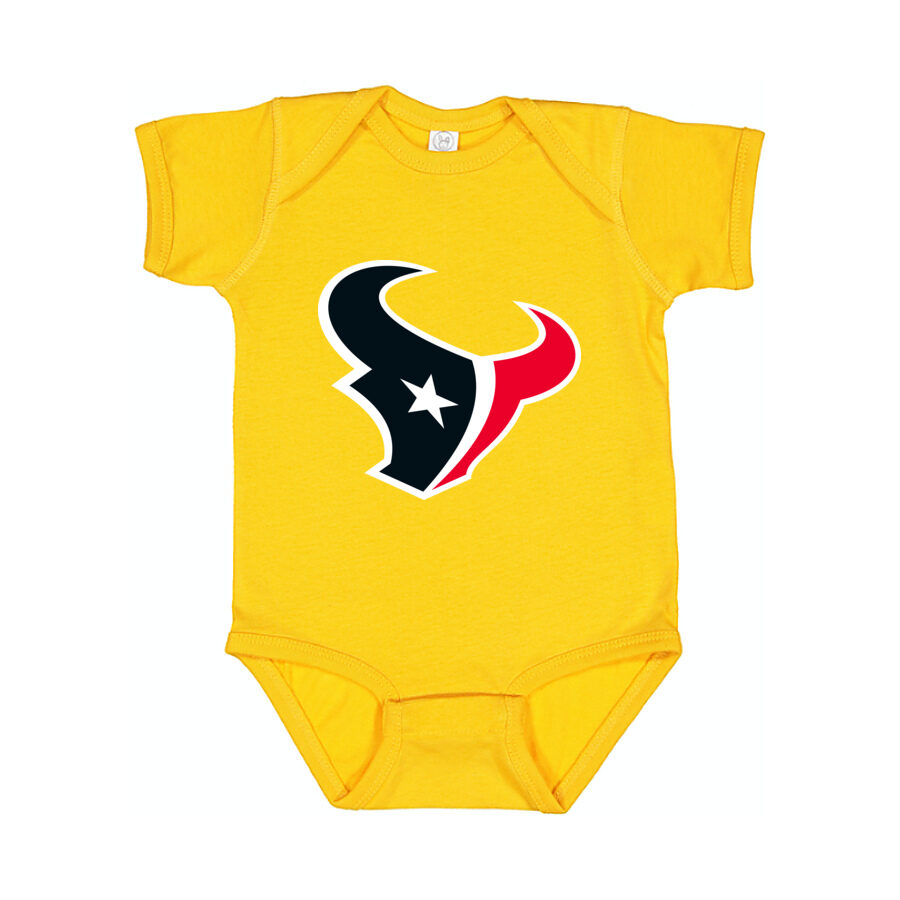 Houston Texans Baby Romper Onesie - Yellow