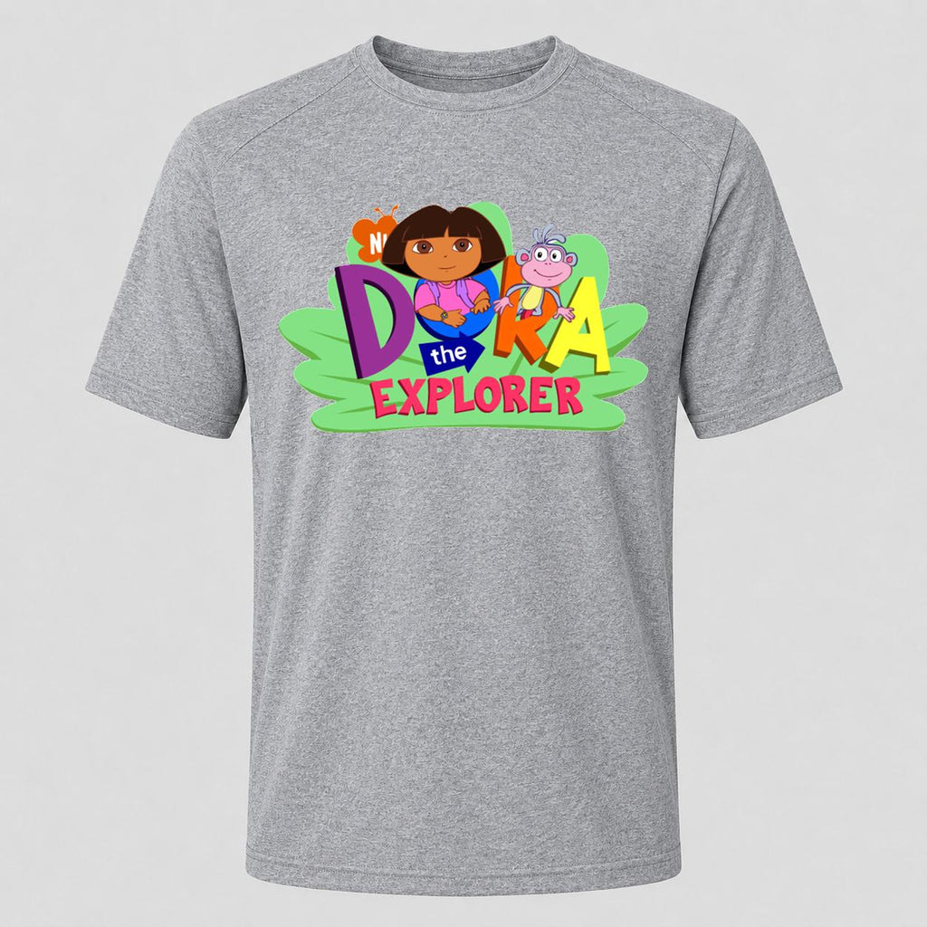 Men's Dora the Explorer Performance T-Shirt - Gray