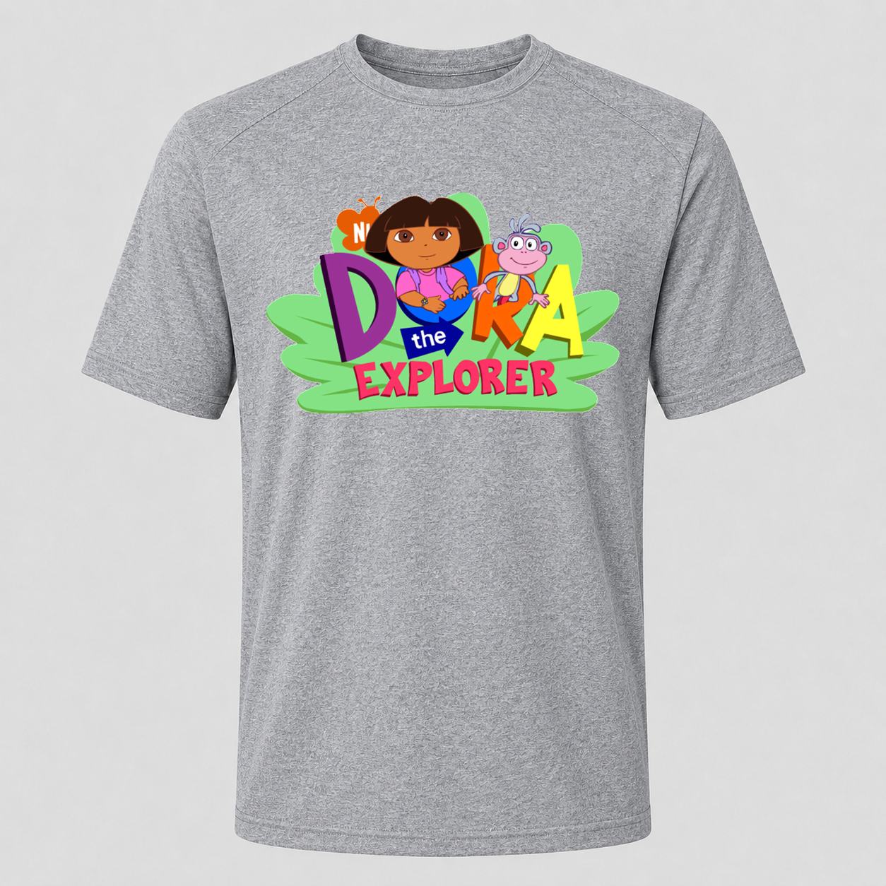 Men's Dora the Explorer Performance T-Shirt - Gray