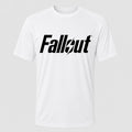 Men's Fallout Black Performance T-Shirt - White
