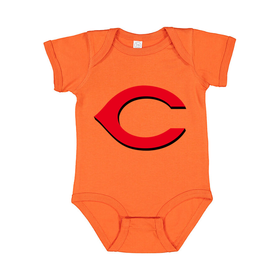 Cincinnati Reds Baby Romper Onesie - Orange