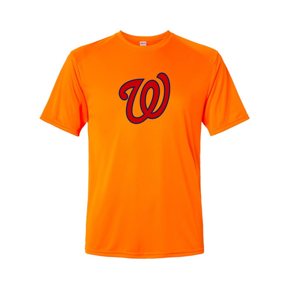 Washington Nationals Polyester T-Shirt - Orange