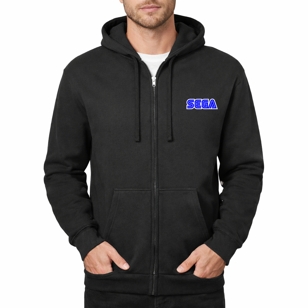 SEGA Zipper Hoodie - Black