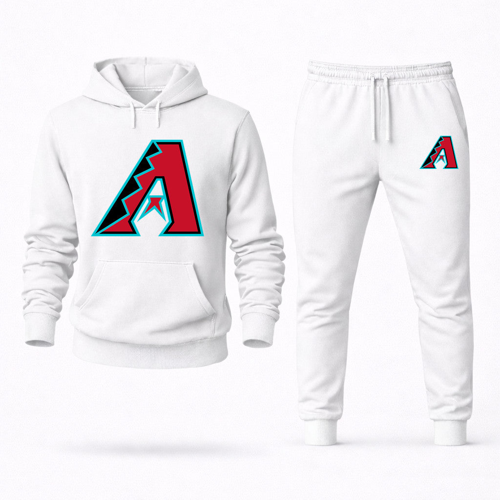 Arizona Diamondbacks Hoodie and Joggers Set - White