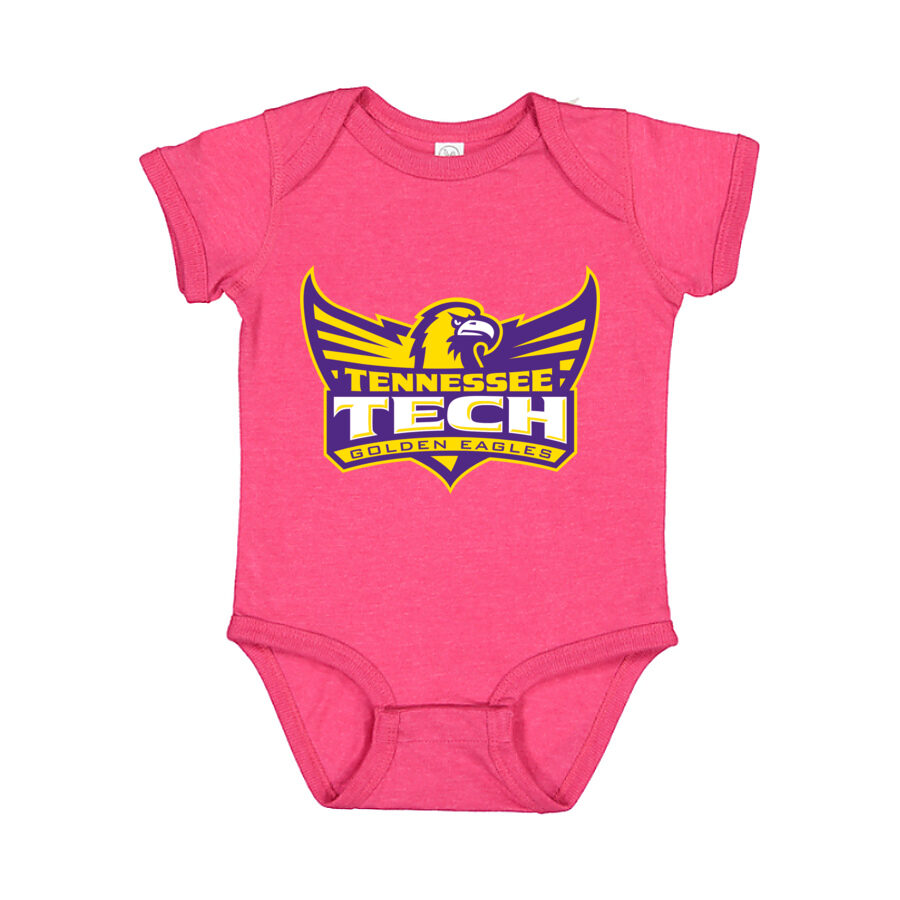Tennessee Tech Golden Eagles Baby Romper Onesie - Pink