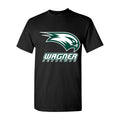Men's Wagner Seahawks Logo Cotton T-Shirt - Black