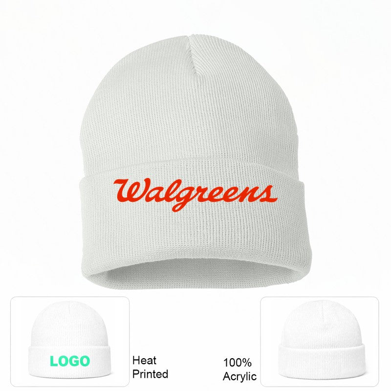 Walgreens Beanie Hat - White