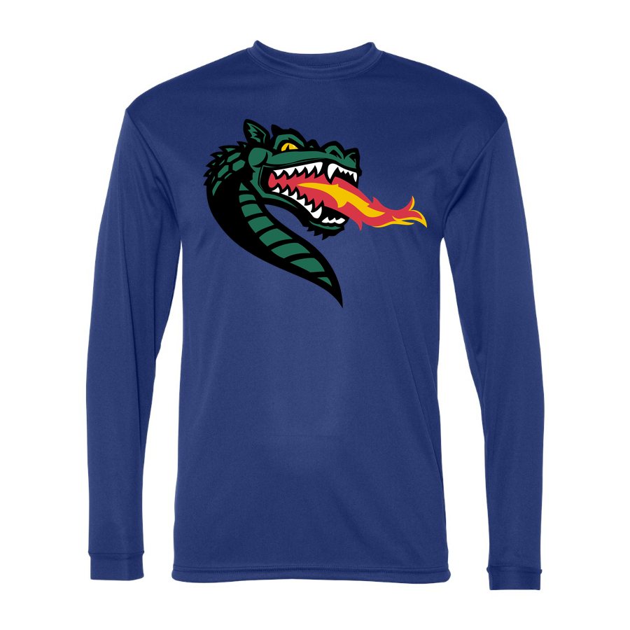 Men's UAB Blazers Polyester Long Sleeve T-Shirt - Royal Blue