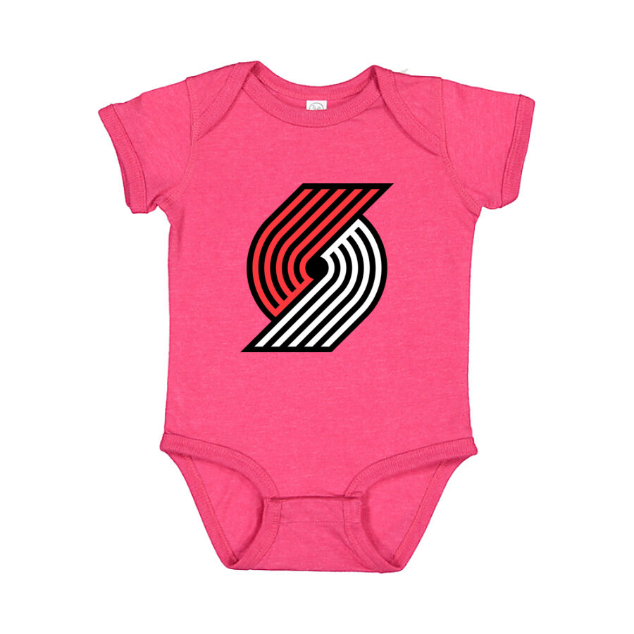 Portland Trail Blazers Baby Romper Onesie - Pink