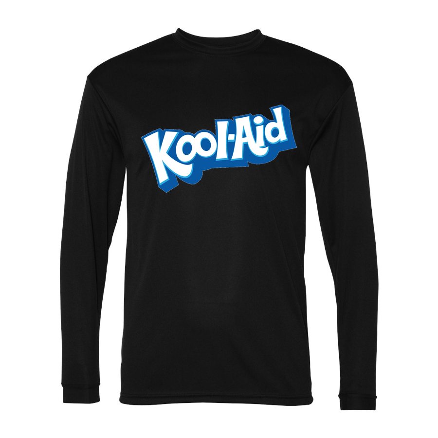 Men's Kool aid Polyester Long Sleeve T-Shirt - Black