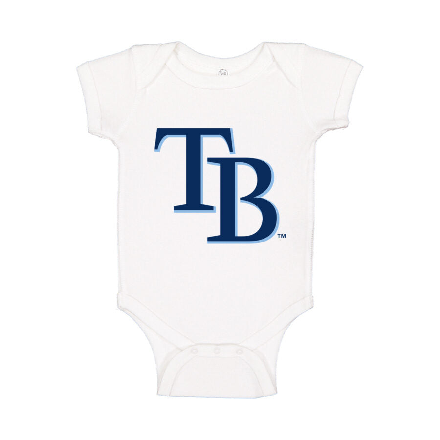 Tampa Bay Rays Baby Romper Onesie - White