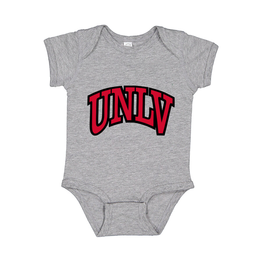 UNLV Rebels Baby Romper Onesie - Gray