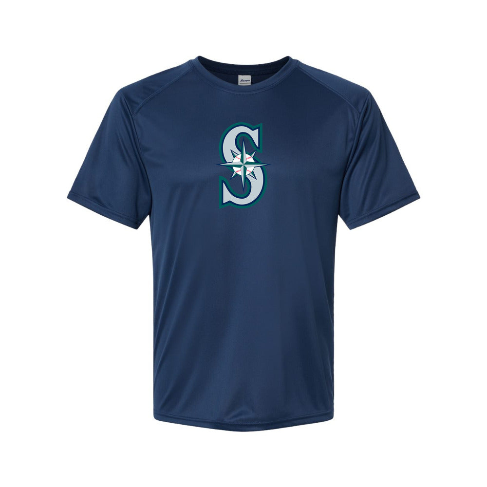 Seattle Mariners Polyester T-Shirt - Navy