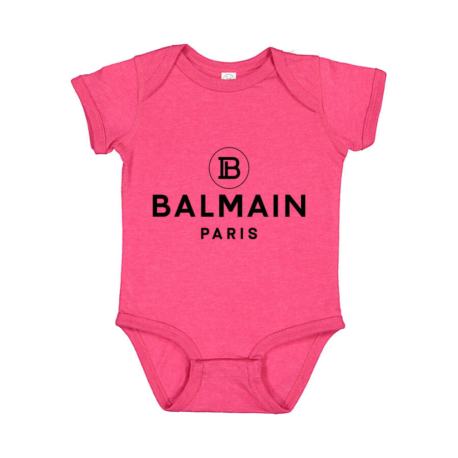 Balmain Paris Baby Romper Onesie - Pink
