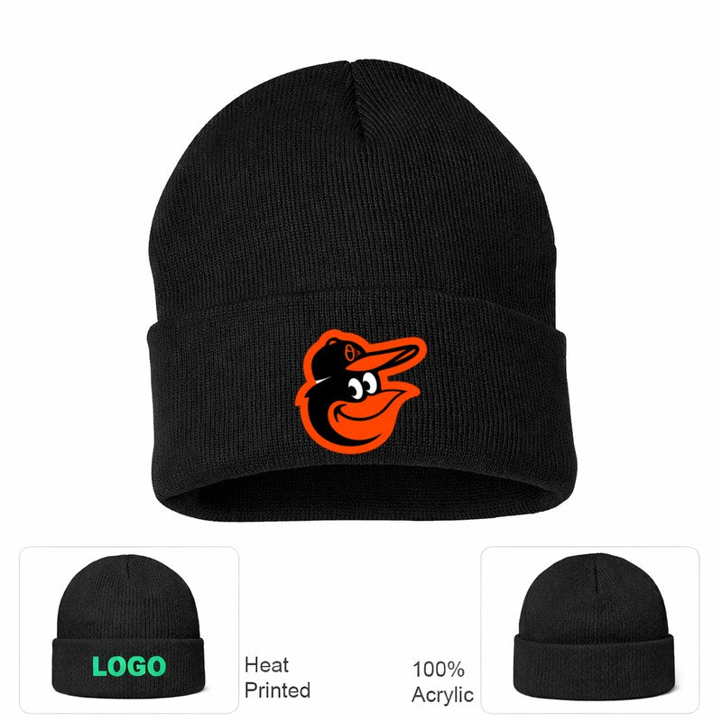 Baltimore Orioles Black Beanie Hat