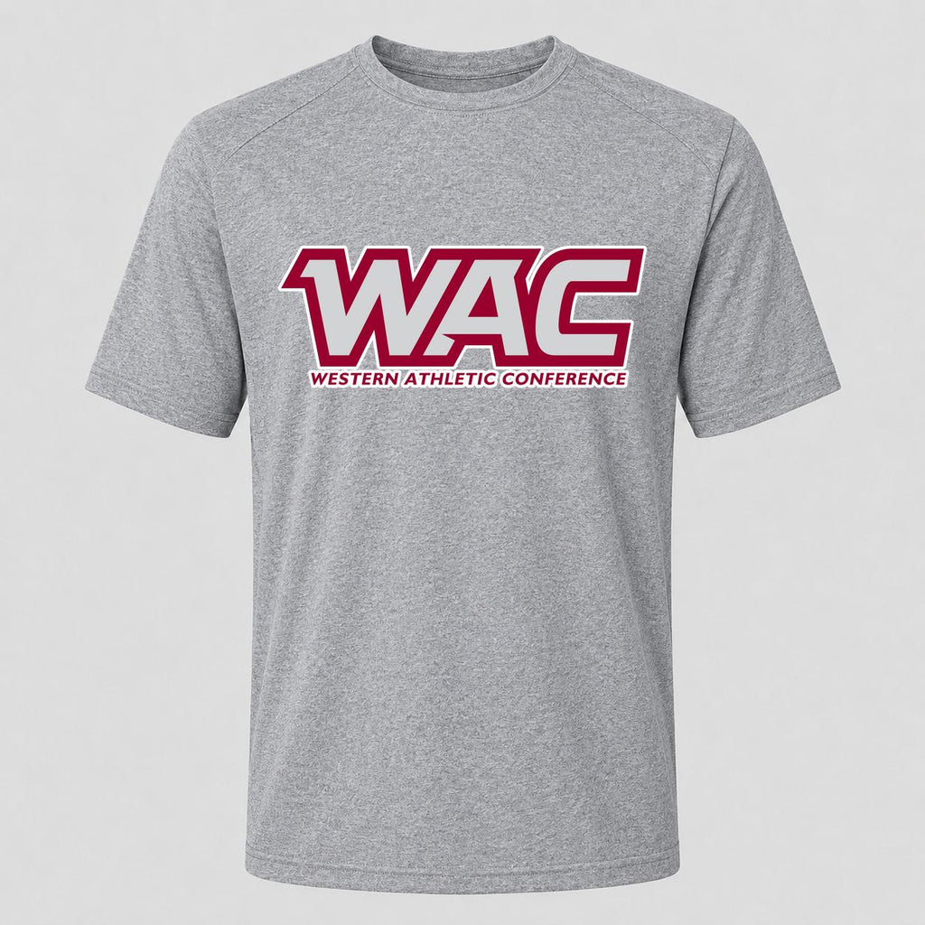 Men's Western Athletic Conference Design 2 Performance T-Shirt - Gray