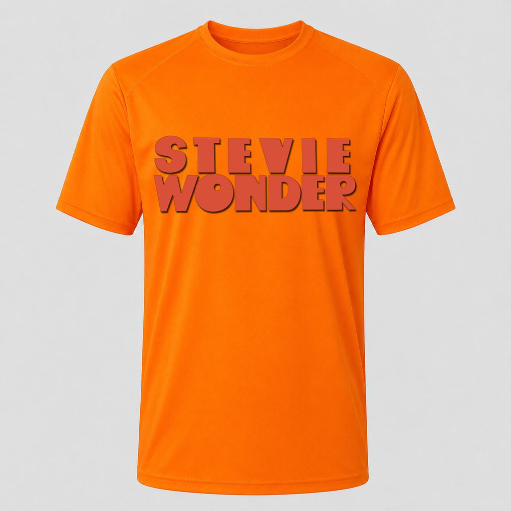 Men's Stevie Wonder Performance T-Shirt - Orange