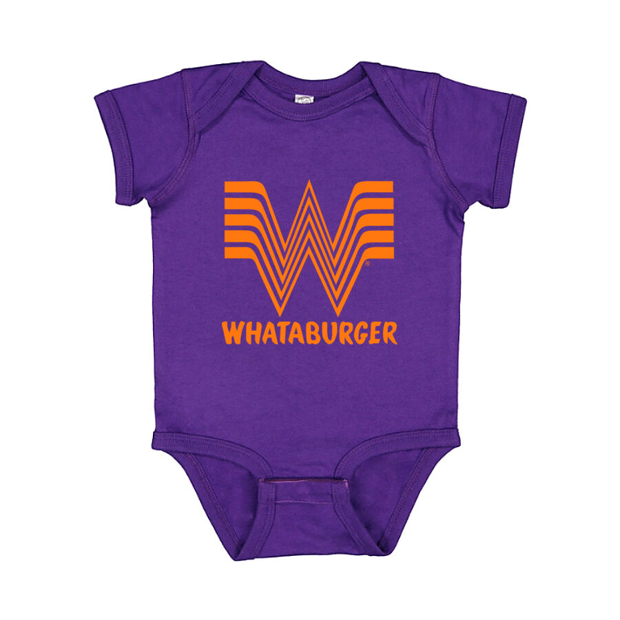 Whataburger Baby Romper Onesie - Purple