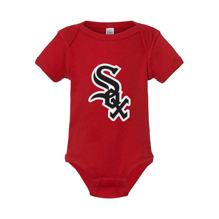 Chicago White Sox Baby Romper Onesie - Red