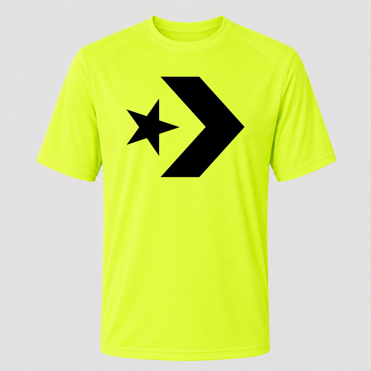 Men's Converse Performance T-Shirt - Safety Green