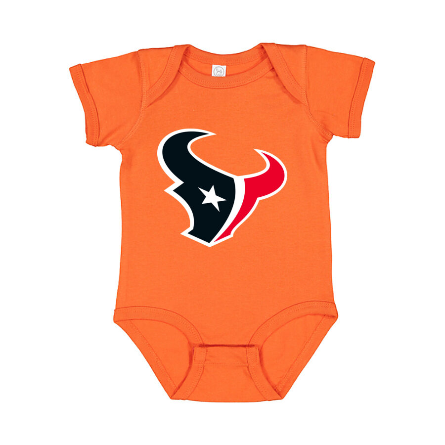 Houston Texans Baby Romper Onesie - Orange