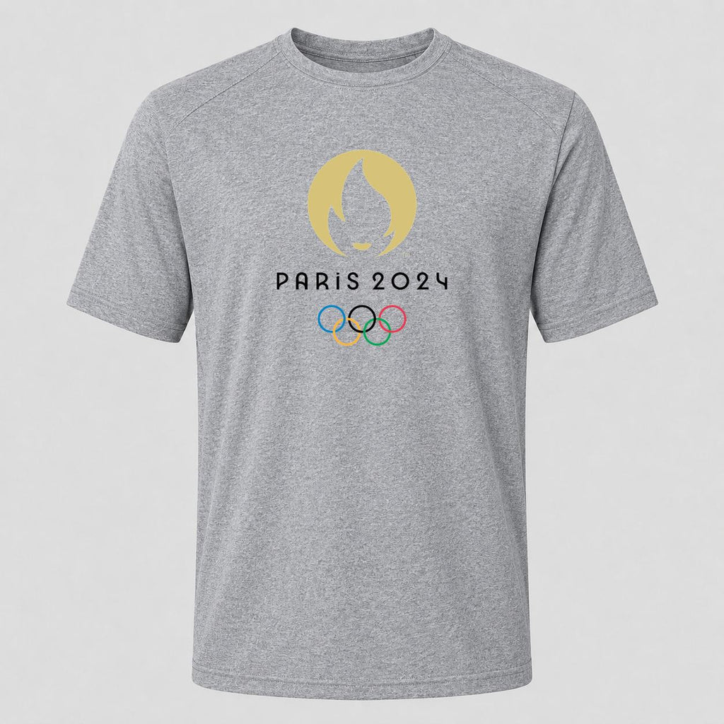 Men's Olympics 2024 Paris Black Performance T-Shirt - Gray