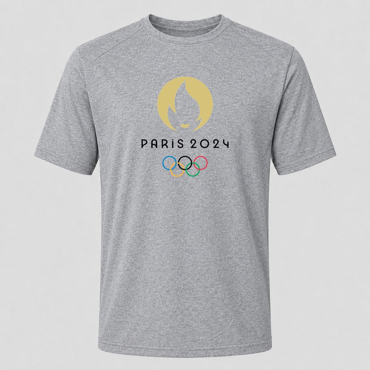 Men's Olympics 2024 Paris Black Performance T-Shirt - Gray