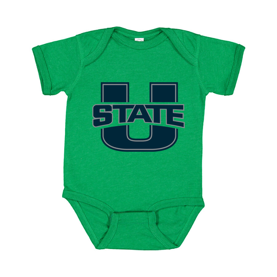 Utah State Aggies Baby Romper Onesie - Green
