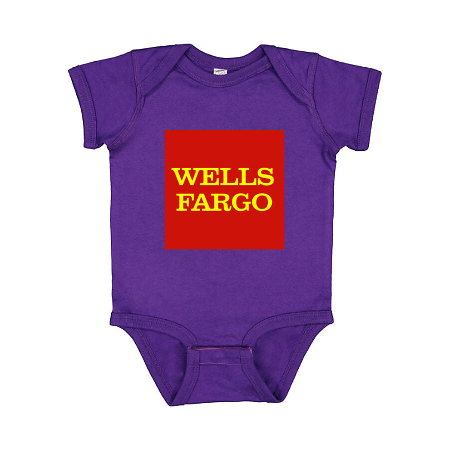 Wells Fargo Baby Romper Onesie - Purple