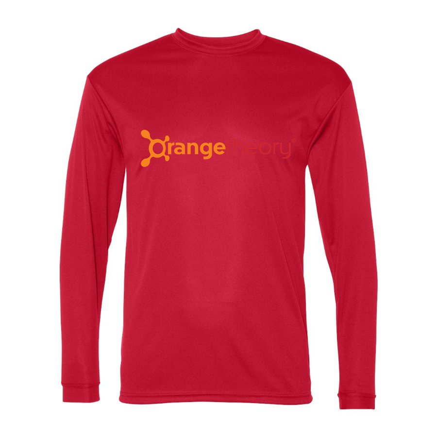 Men's Orangetheory Fitness Polyester Long Sleeve T-Shirt - Red