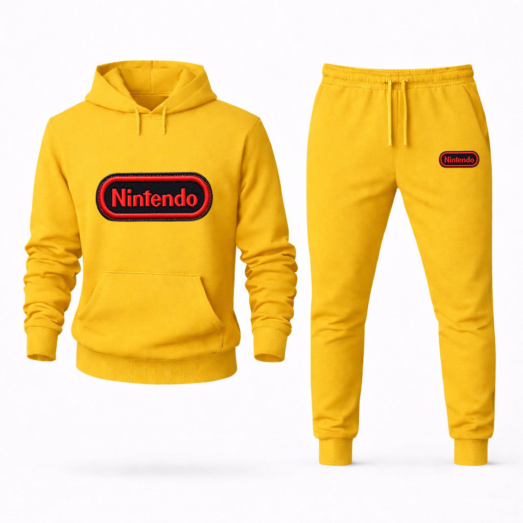 Nintendo Hoodie and Joggers Set - Yellow