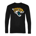 Men's Jacksonville Jaguars Polyester Long Sleeve T-Shirt - Black