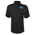 The Summit League Black polyester polo