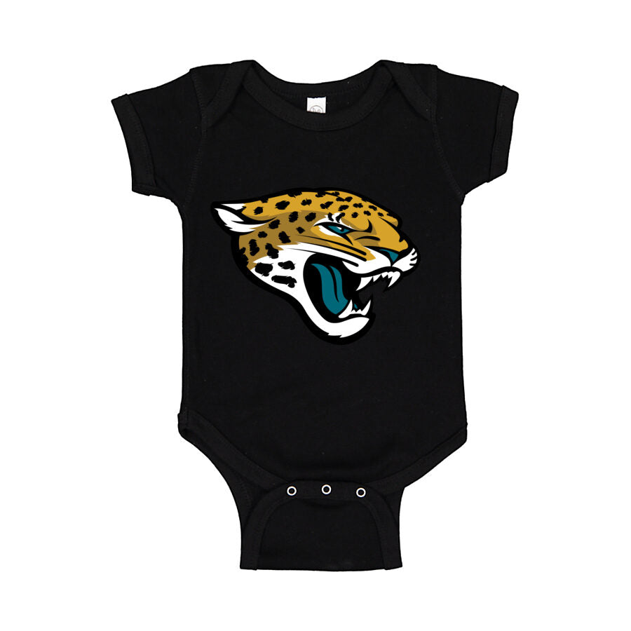 Jacksonville Jaguars Baby Romper Onesie - Black
